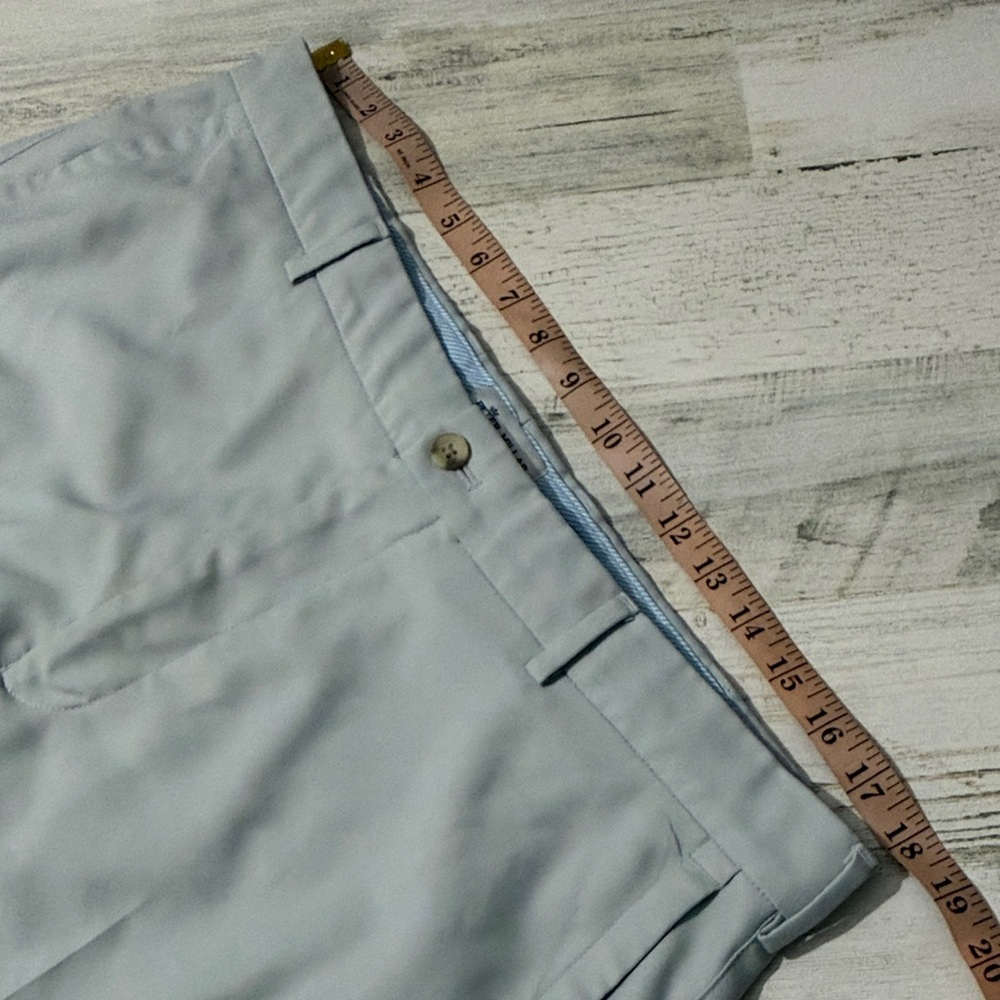 Peter Millar Light Gray Flat Front Shorts Ocean Reef Club - Picture 7 of 9